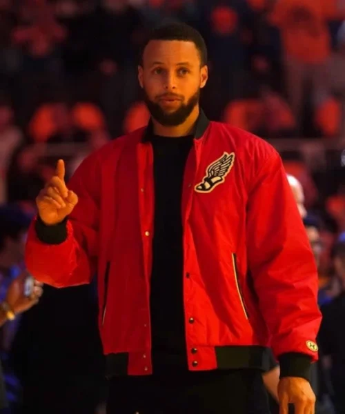 Steph Curry Red Jacket