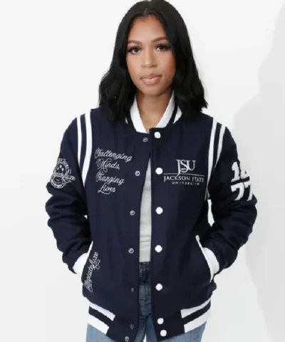 Tigers Jackson State University Motto 2.0 Varsity Jacket