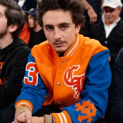 Timothée Chalamet Knicks Game Jacket