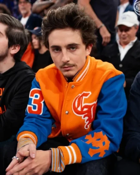 Timothée Chalamet Knicks Game Jacket