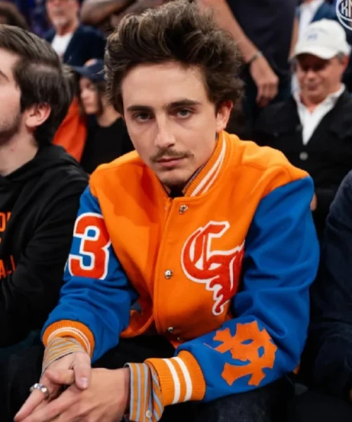 Timothée Chalamet Knicks Game Jacket