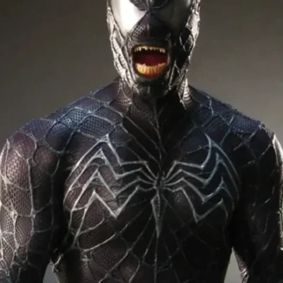 Venom Spiderman Cosplay Costume Leather Jacket (1)