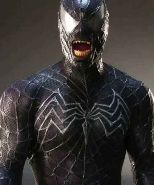 Venom Spiderman Cosplay Costume Leather Jacket (1)
