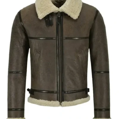 Vincent Air Force SF Flying Bomber Lambskin Leather Jacket