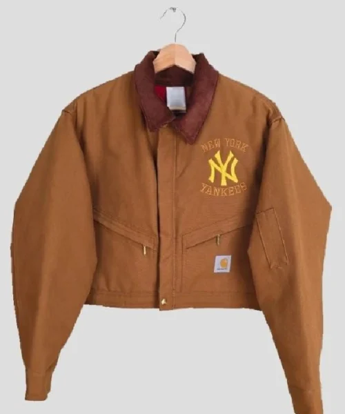 Vintage Carhartt x NY Yankees Crop Jacket