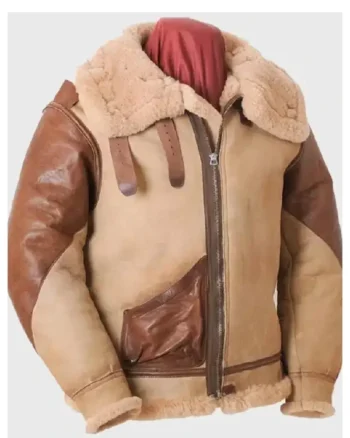 Watson Tan Flying SF Shearling Light Brown Jacket