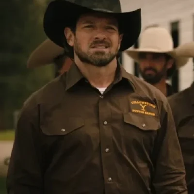 Yellowstone S05 Dutton Ranch Brown Shirt
