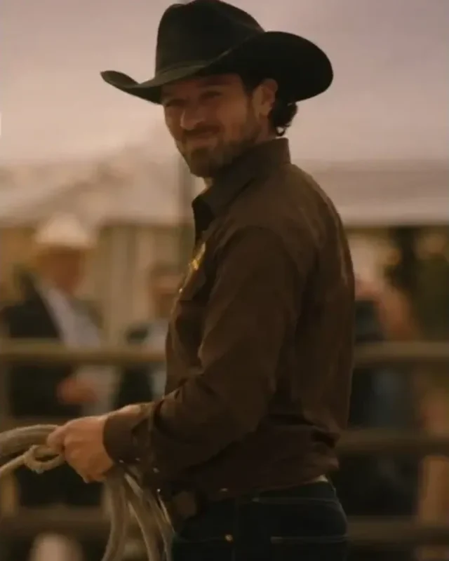 Yellowstone S05 Dutton Ranch Brown Shirt sale