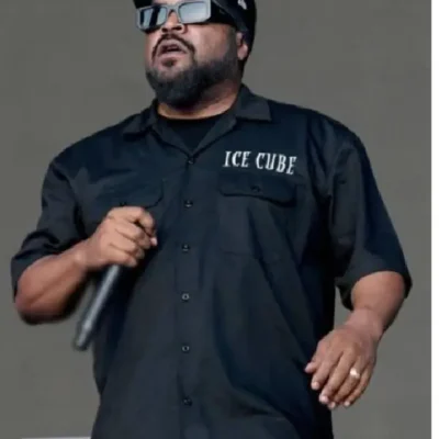 2025 BottleRock Napa Valley Ice Cube Black Shirt