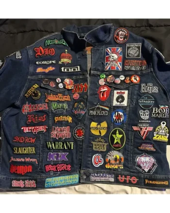 80's Glam Metal & Power Metal Battle Jacket