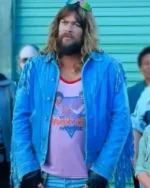 A Minecraft Movie 2025 Jason Momoa Blue Jacket