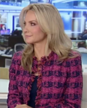 America’s Newsroom 2025 Dana Perino Pink Tweed Jacket