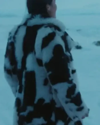 Anna Lambe TV Series North of North 2025 Siaja Cow Print Shearling Jacket