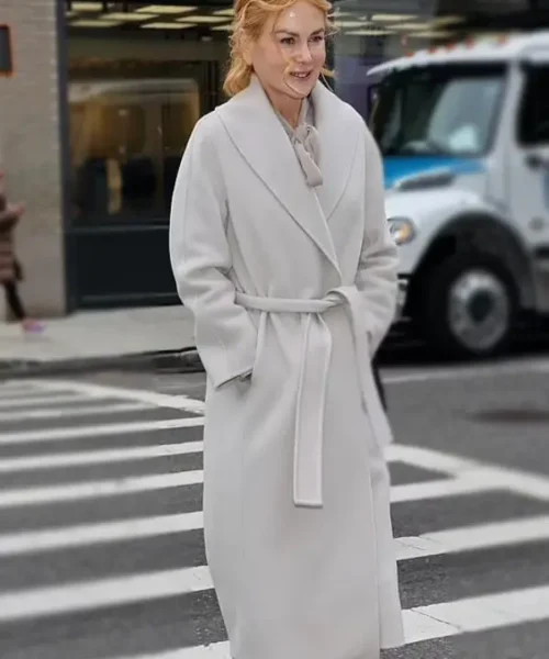 Baby Girl Nicole Kidman Grey Coat