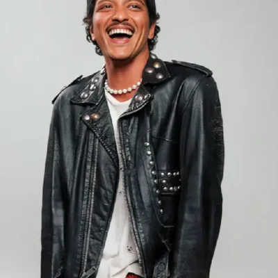 Bruno Mars Apt Song Leather Jacket
