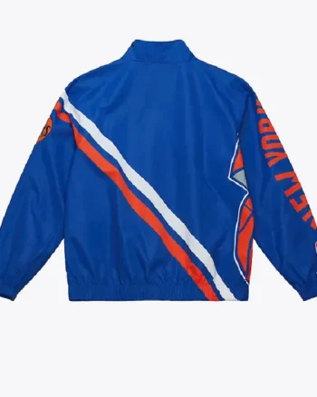 Buy Basketball Team New York Knicks Blue Track Jacket for Sale
