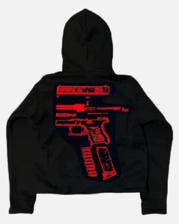 Buy Billionaire Studios In Glock We Trust Black Pullover Hoodie Sale