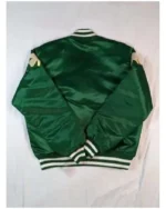 Buy Boston Celtics Kristaps Porzingis Green Bomber Jacket Sale