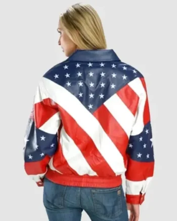 Buy Cowboy Carter Tour Beyonce Michael Hoban American Flag Leather Jacket Sale