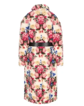 Buy Elsbeth Tascioni TV-Series Elsbeth S02 Carrie Preston Multicolor Floral Teddy Coat Sale
