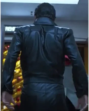 Buy Elvis Presley Elvis 2022 Austin Butler Black Leather Jacket Sale back