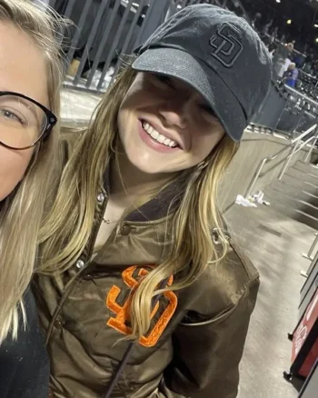 San Diego Padres Emma Stone Jacket - Image 4