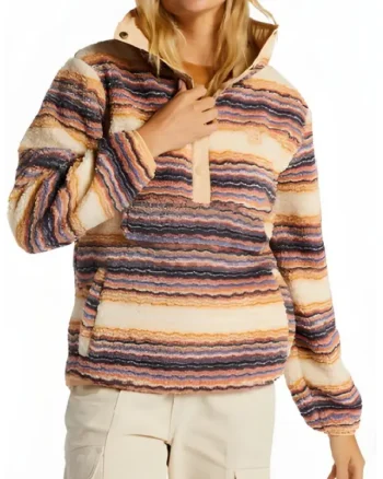 The Last Of Us Isabela Merced Mock Neck Fleece Jacket - Image 3