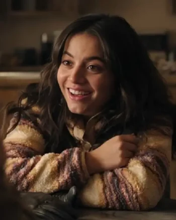 Buy Isabela Merced The Last Of Us S02 Dina Mock Neck Fleece Jacket Sale frand