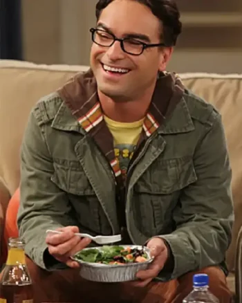 The Big Bang Theory Leonard Hofstadter Green Jacket - Image 2