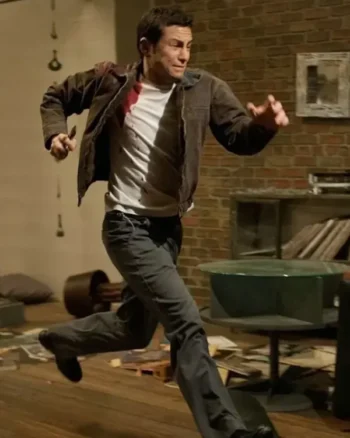 Joseph Gordon Levitt Looper Brown Cotton Jacket - Image 2