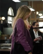 Buy Kaitlyn Olsen TV-Series High Potential Season 01 Morgan Gillory Purple Leather