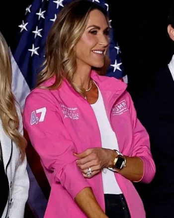Buy Lara Trump Pink Zipper Jacket Sale