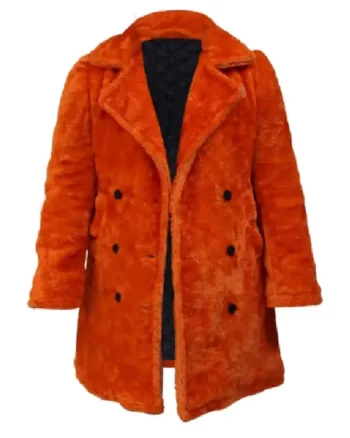 Friends Phoebe Buffay Orange Coat - Image 2