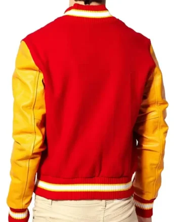 Thriller M Logo Michael Jackson Varsity Jacket - Image 3