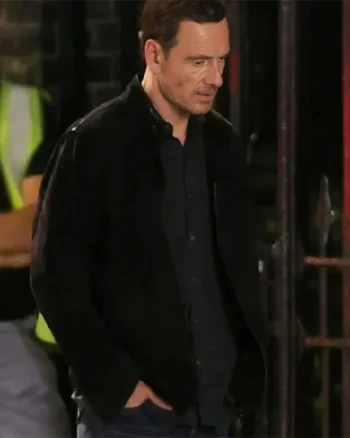 Buy Martian TV Series The Agency 2024 Michael Fassbender Black Jacket For Men Sale Sale
