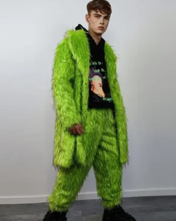 Ludoviquito P. Luche Green Fur Coat - Image 2