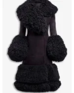 Buy NYC Rockefeller Center Tree Lighting Ceremony Kelly Clarkson Fur Coat – Blacka