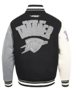 Buy Okc Thunder Pro Standard Colorblock Varsity Jacket Sale