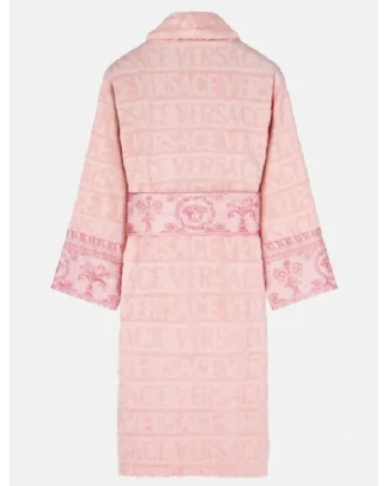 Pearl Toy Pink Versace Plain Bathrobe - Image 2