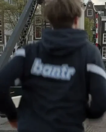 Ted Lasso S03 Jamie Tartt Black Hooded Track Jacket - Image 4