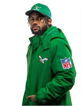 Eagles Exclusive Kelly Green Starter Jacket - Image 2