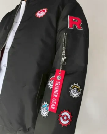 Buy Pokemon Go Level 50 Bomber Black Jacket For