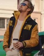 Buy Ryan Gosling Movie The Fall Guy 2024 Colt Seavers Wool Varsity Jacket For Sale