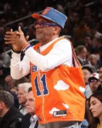Buy Spike Lee 2025 New York Knicks Orange Zipper Vest Sale