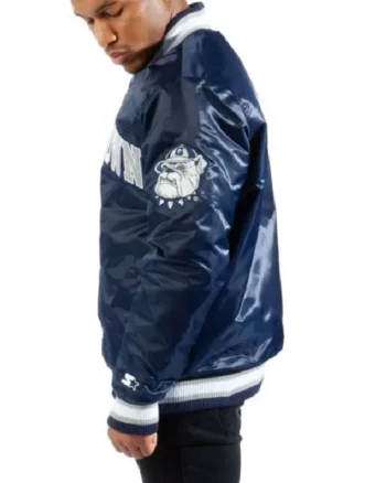 Buy Starter Georgetown Hoyas Satin Bomber