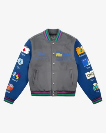 Buy Tern x Winrar Varsity Jacket Grey_Blue