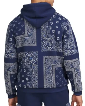 The Voice S26 Snoop Dogg Blue Paisley Hoodie - Image 3