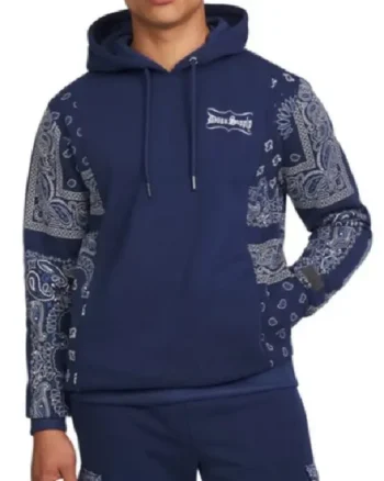 Buy The Voice Season 26 Snoop Dogg Paisley Print Hoodie – Blue Sale