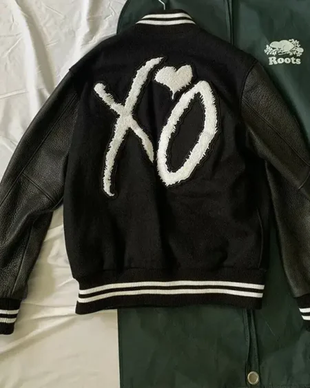 Buy The Weeknd Award Tour XO Black Varsity Jacket Sale