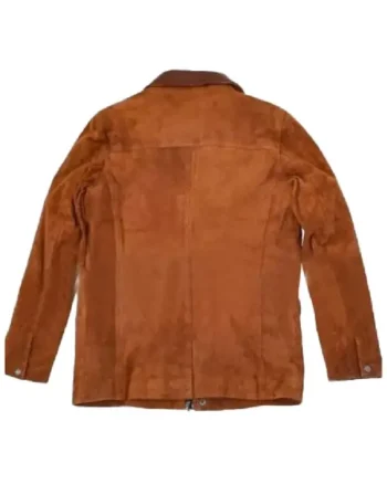Buy Video Game The Last of Us Part II Joel Miller Brown Suede Leather Jacket Sale